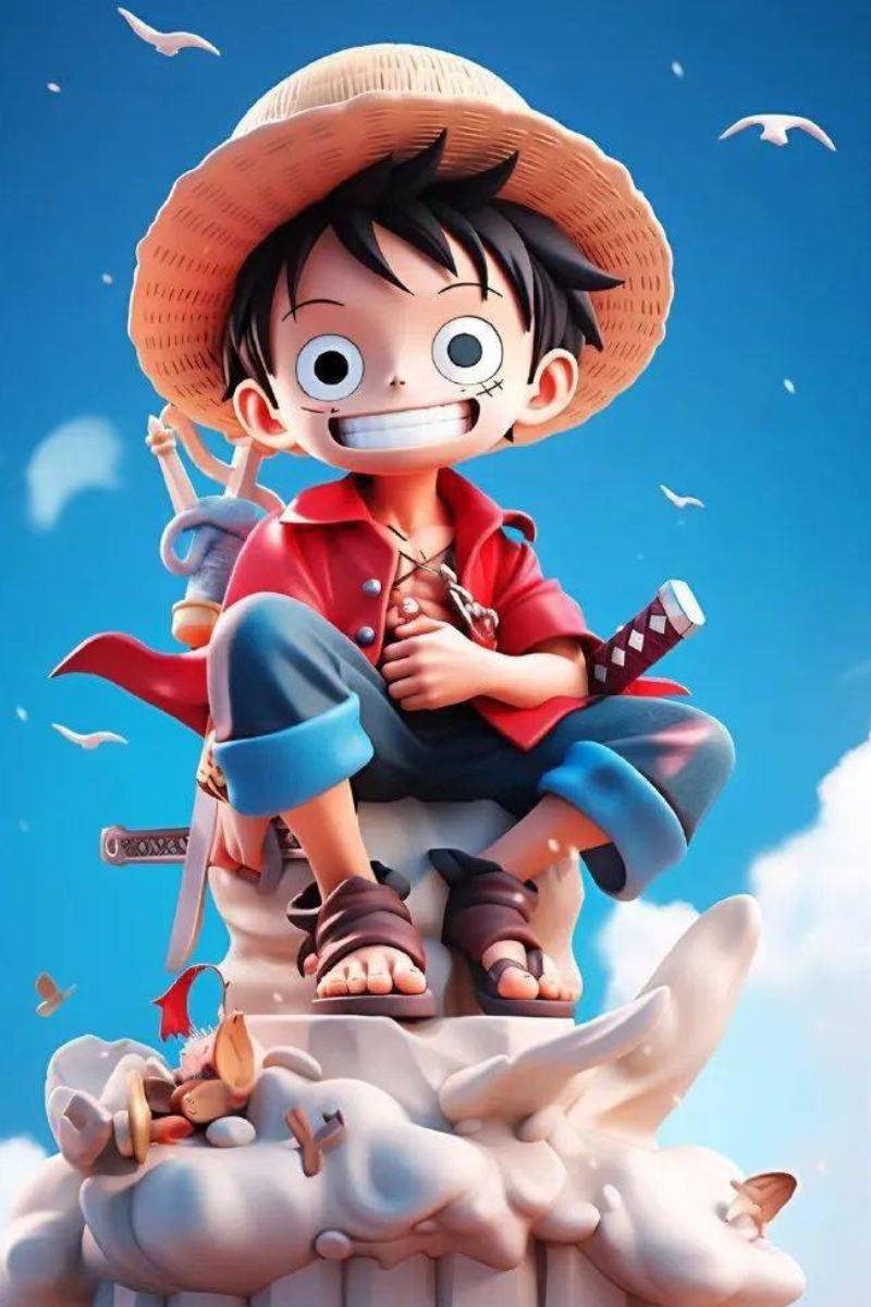 Ảnh Luffy cười 7