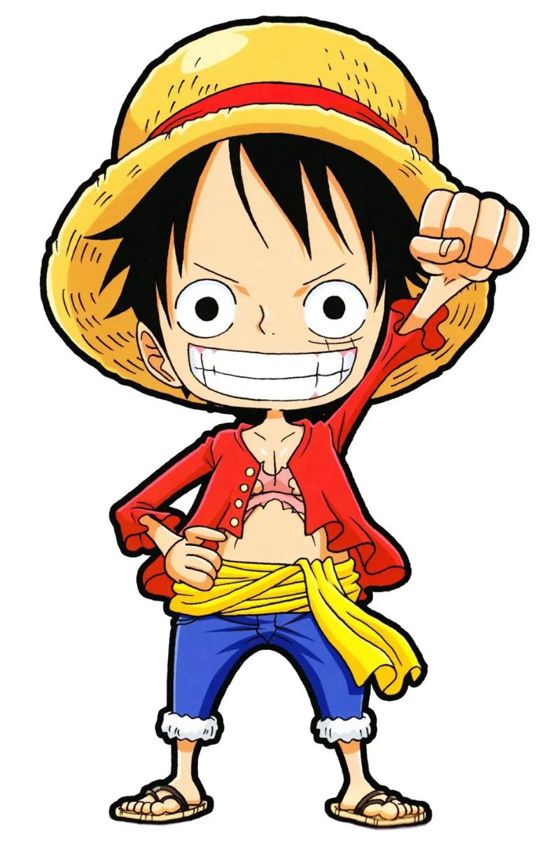 Ảnh Luffy chibi cute dễ thương 2