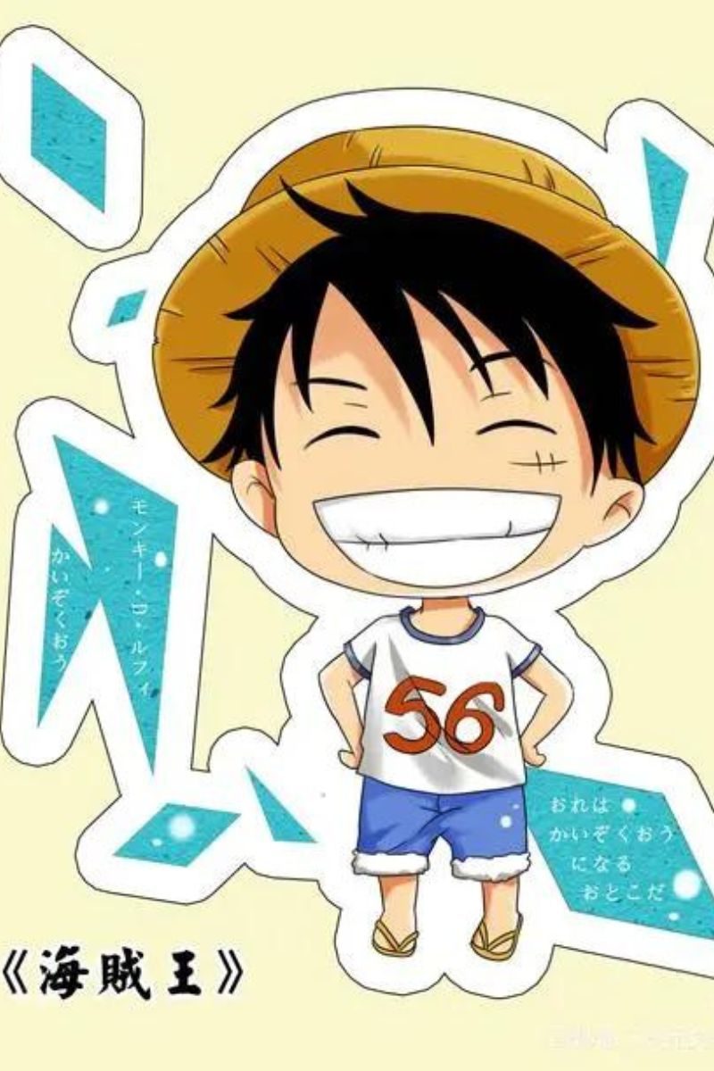 Ảnh Luffy chibi cute dễ thương 4