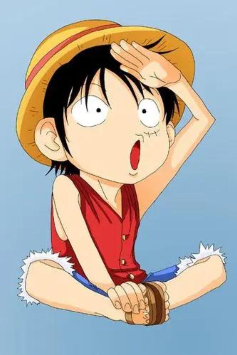 Ảnh Luffy chibi cute dễ thương 8