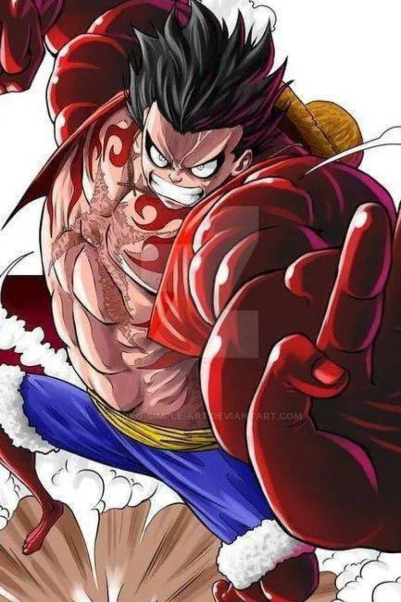 Ảnh Luffy Gear 4 mới nhất 2