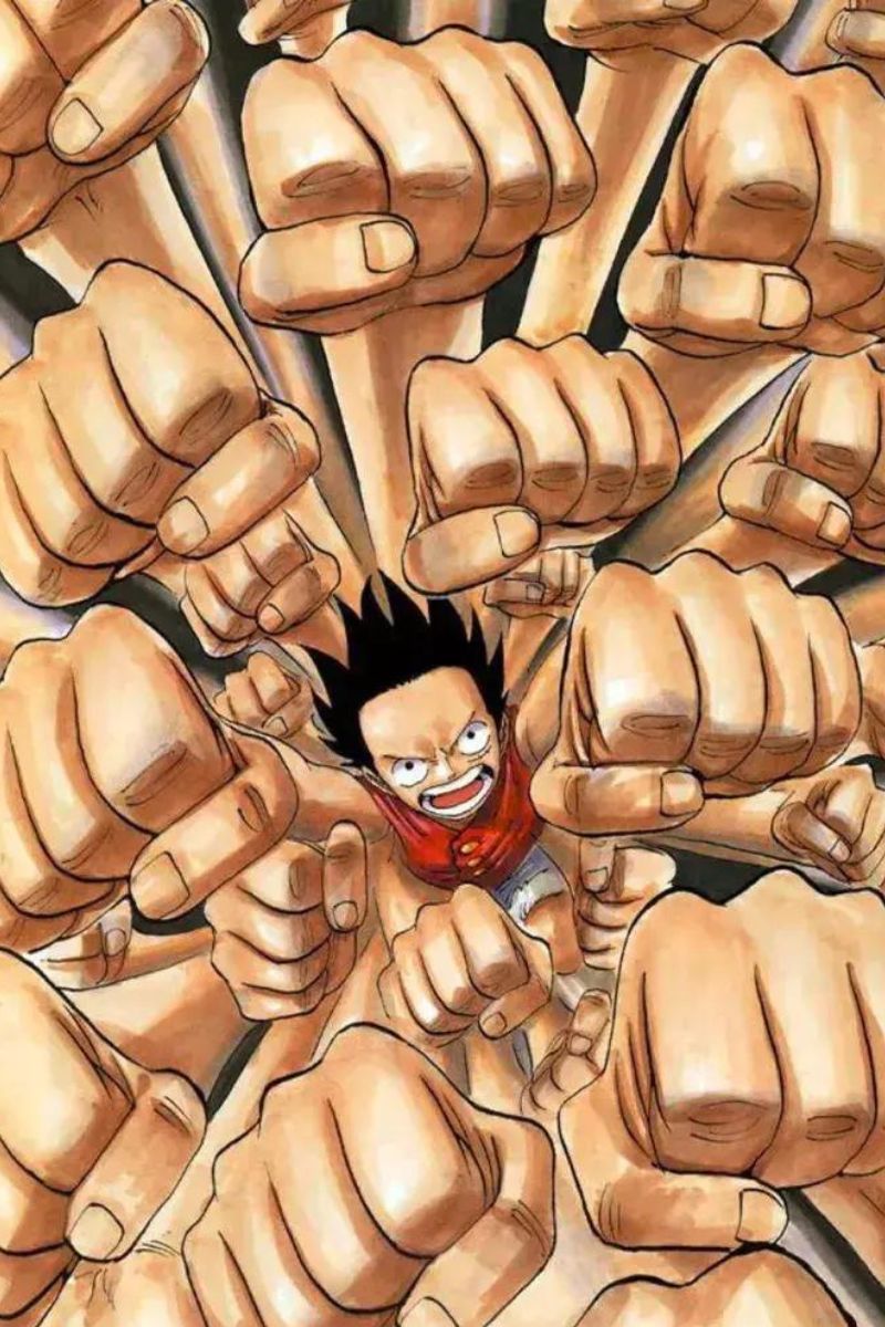 Ảnh Luffy Gear 5 ngầu nhất 4