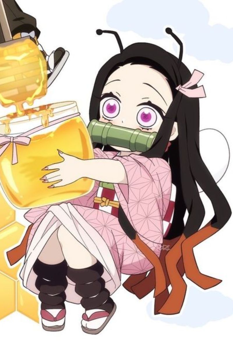 Ảnh Nezuko chibi cute 7