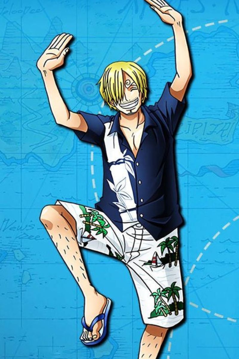 Ảnh Sanji cười đẹp nhất 5 