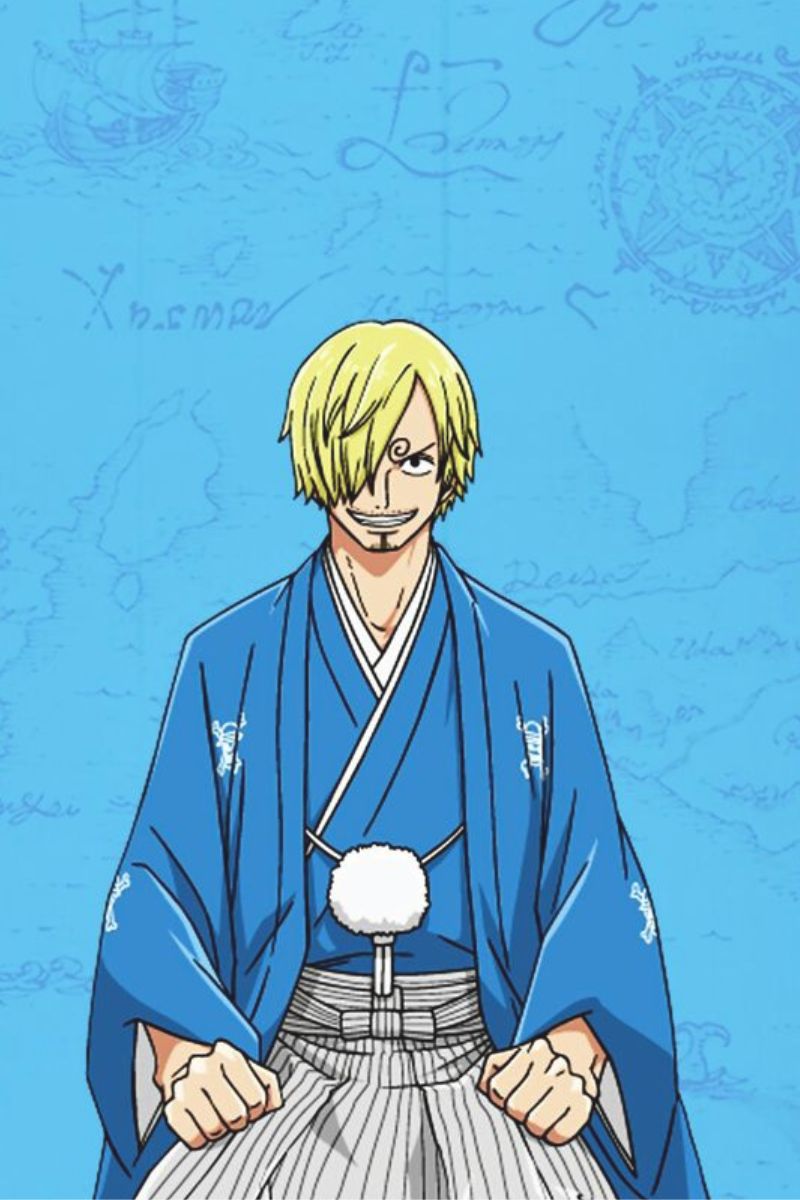 Ảnh Sanji cười đẹp nhất 6 