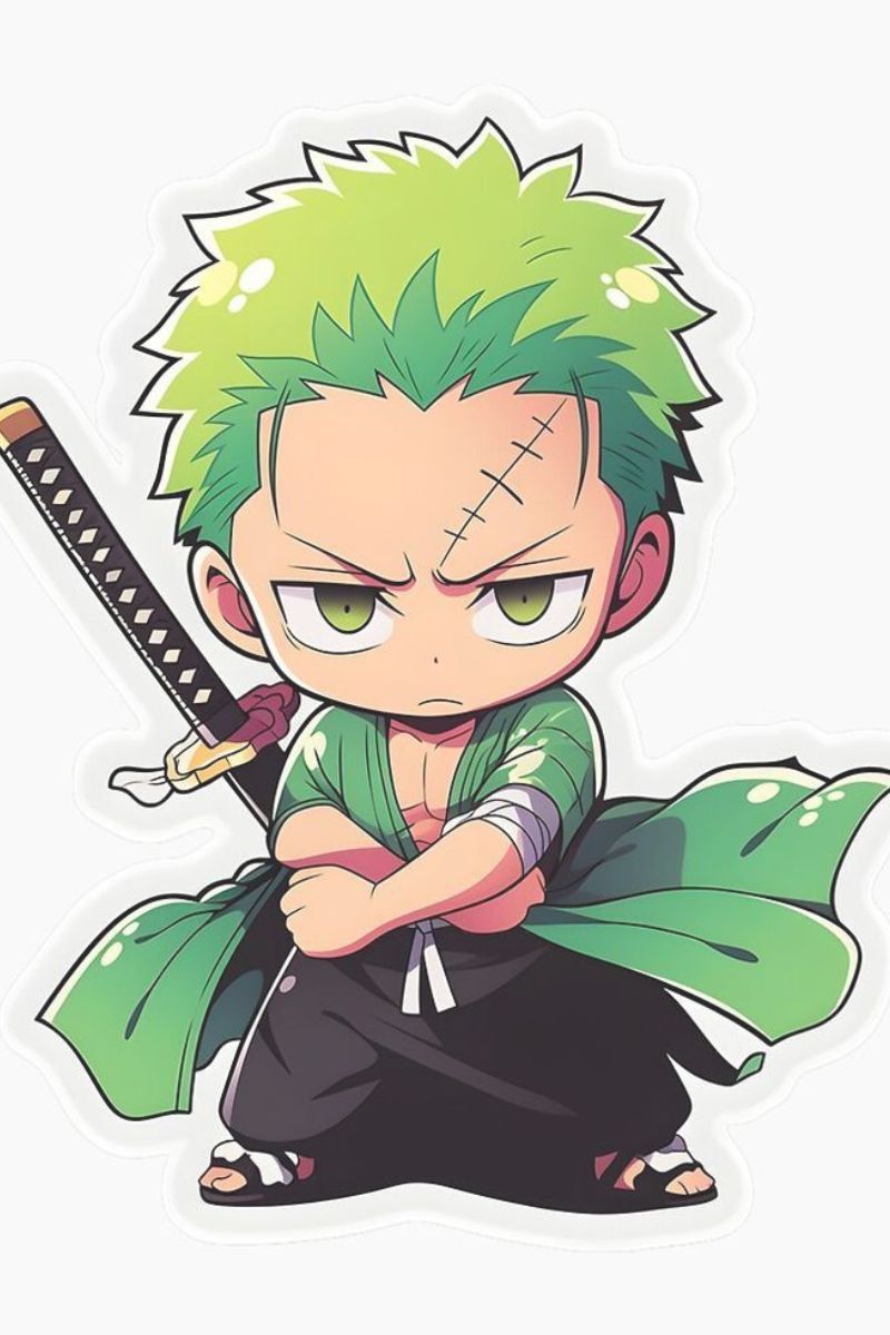 Ảnh Zoro chibi ngầu tuyển chọn 2