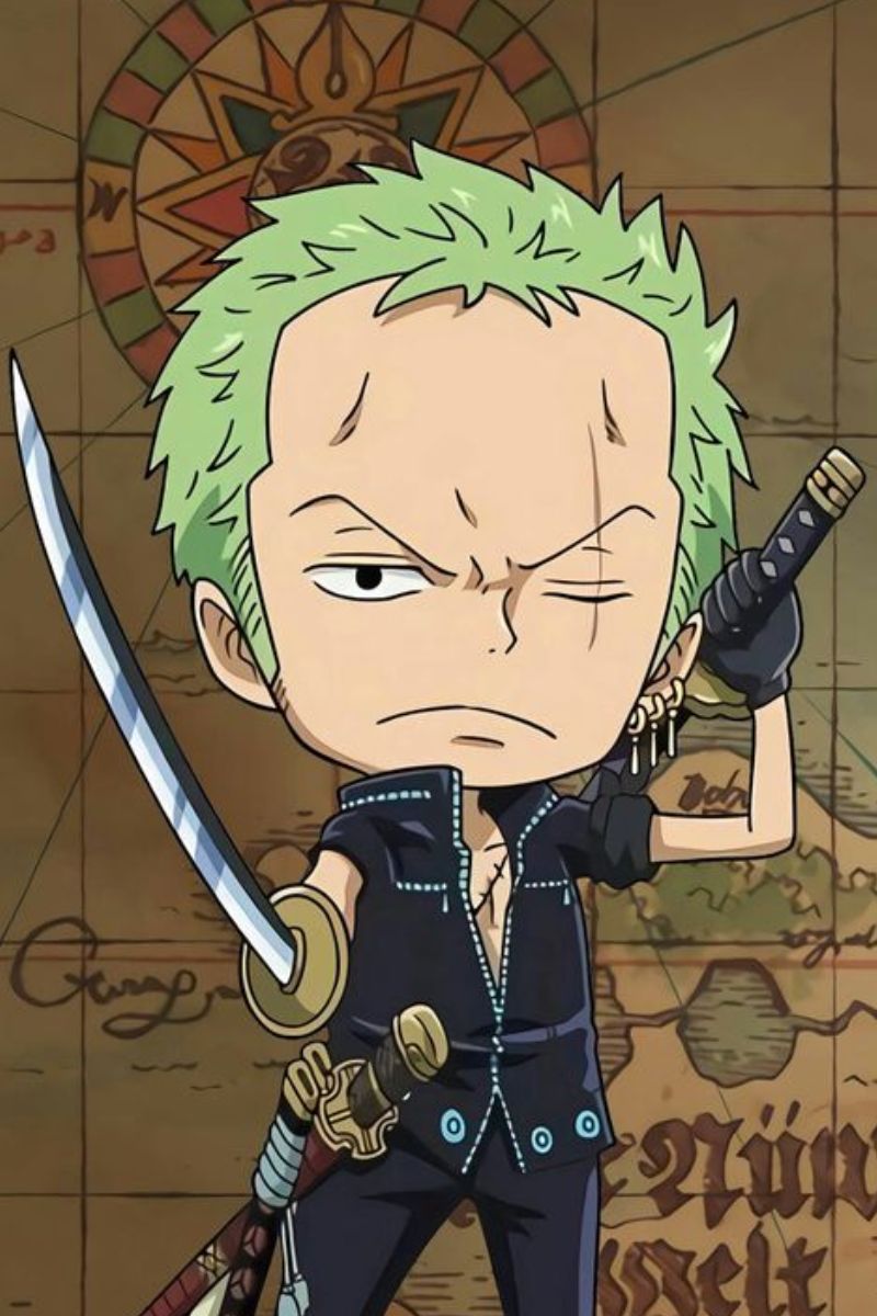 Ảnh Zoro chibi ngầu tuyển chọn 6