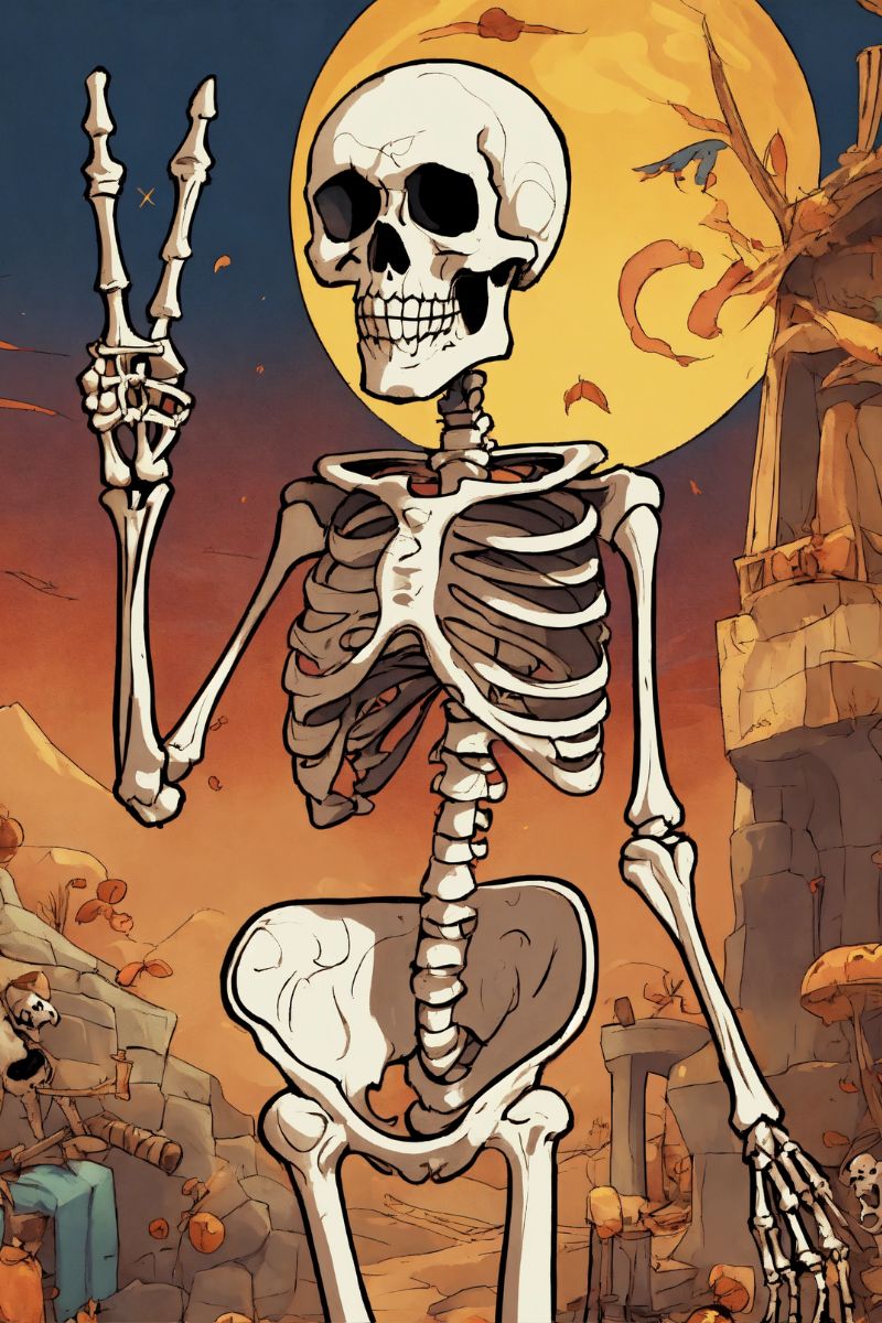 Spooky Skeleton Meme hot nhất 1