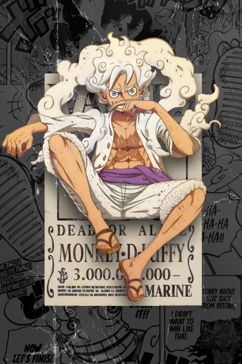 Ảnh Luffy Ngầu Gear 5 5