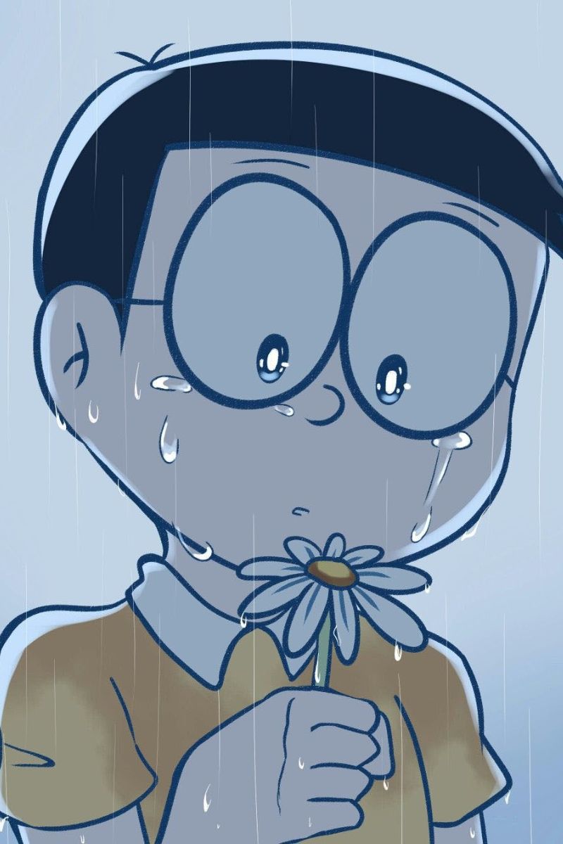 Ảnh Nobita buồn đẹp 7