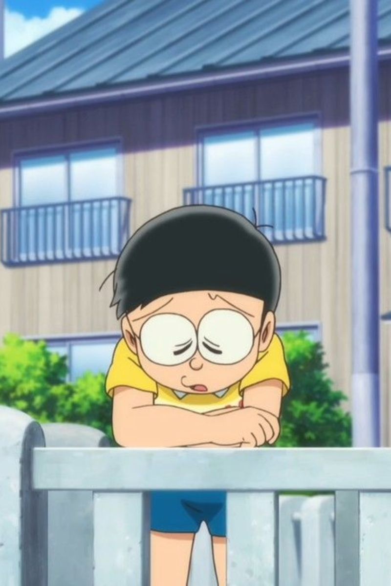 Ảnh Nobita buồn đẹp 8