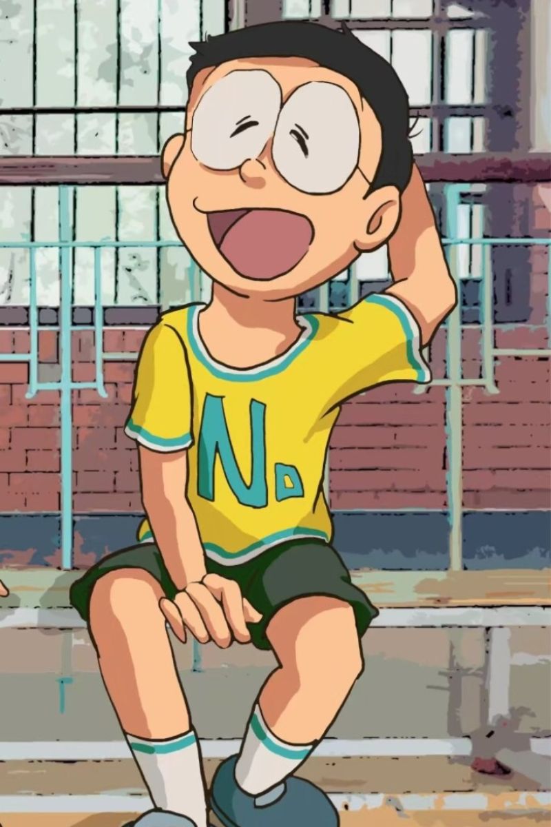 Ảnh Nobita cười 1