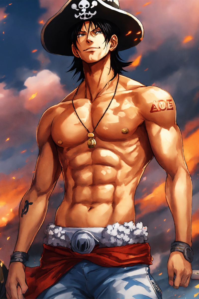 Ảnh Portgas D. Ace One Piece 2