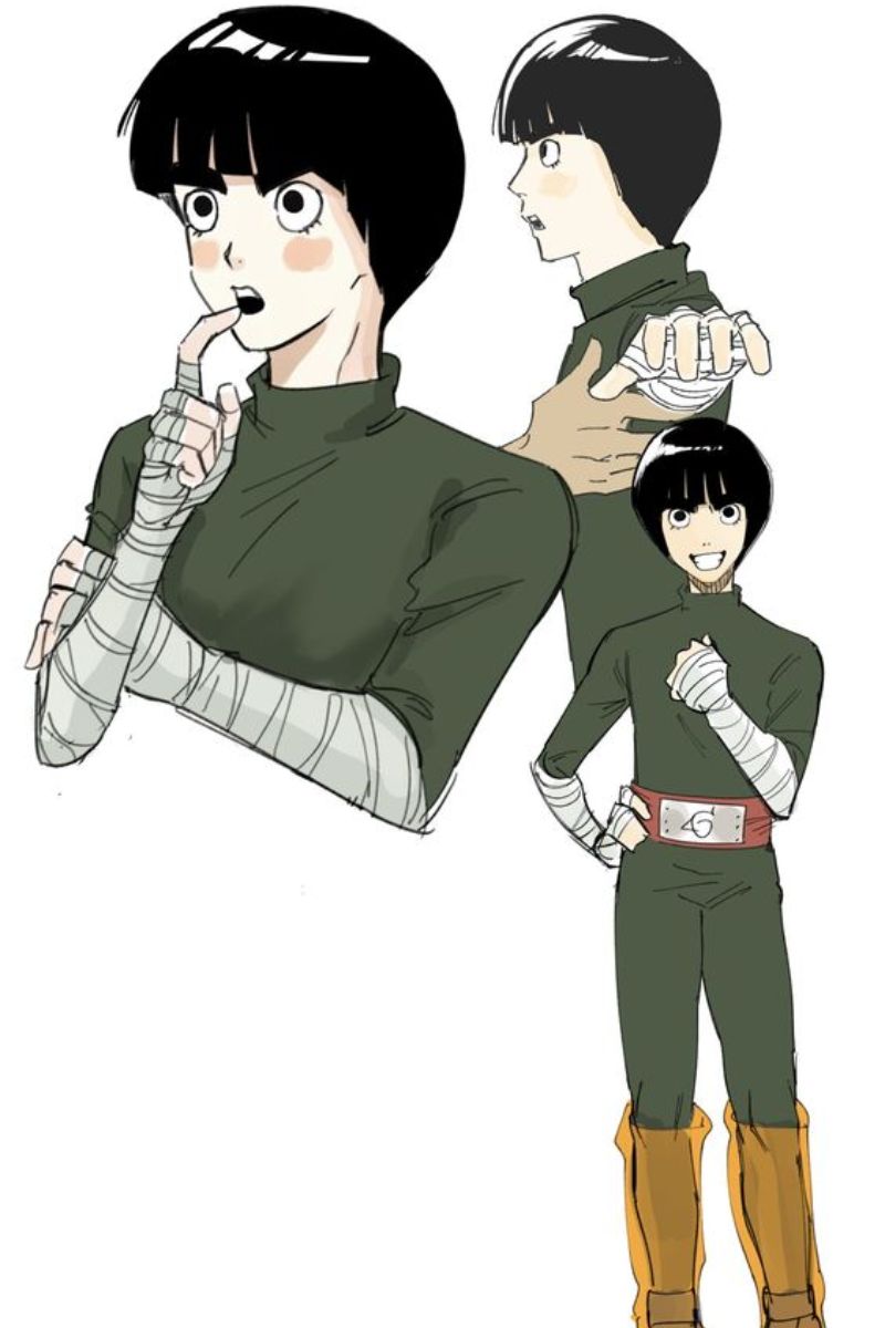 Ảnh Rock Lee ngầu nhất 11