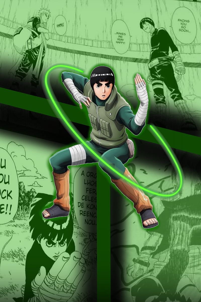 Ảnh Rock Lee ngầu nhất 7