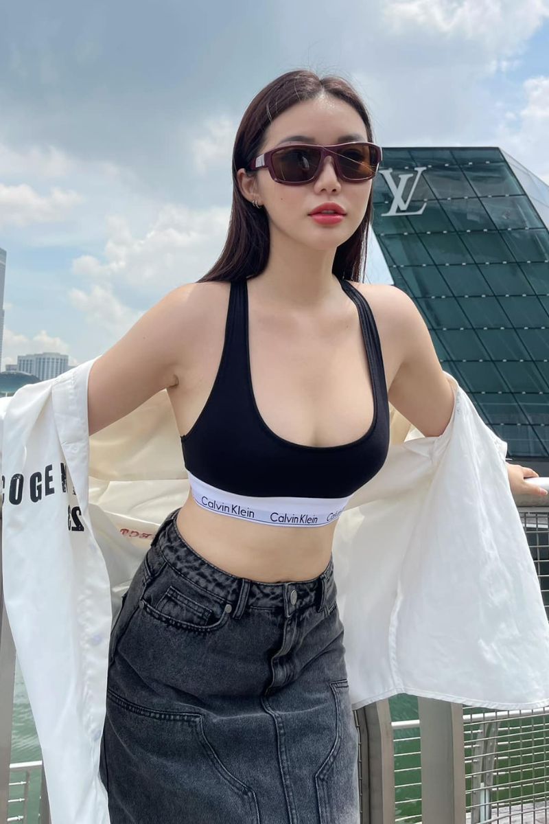 Ảnh tiktoker Vũ Kiều Oanh sexy 8