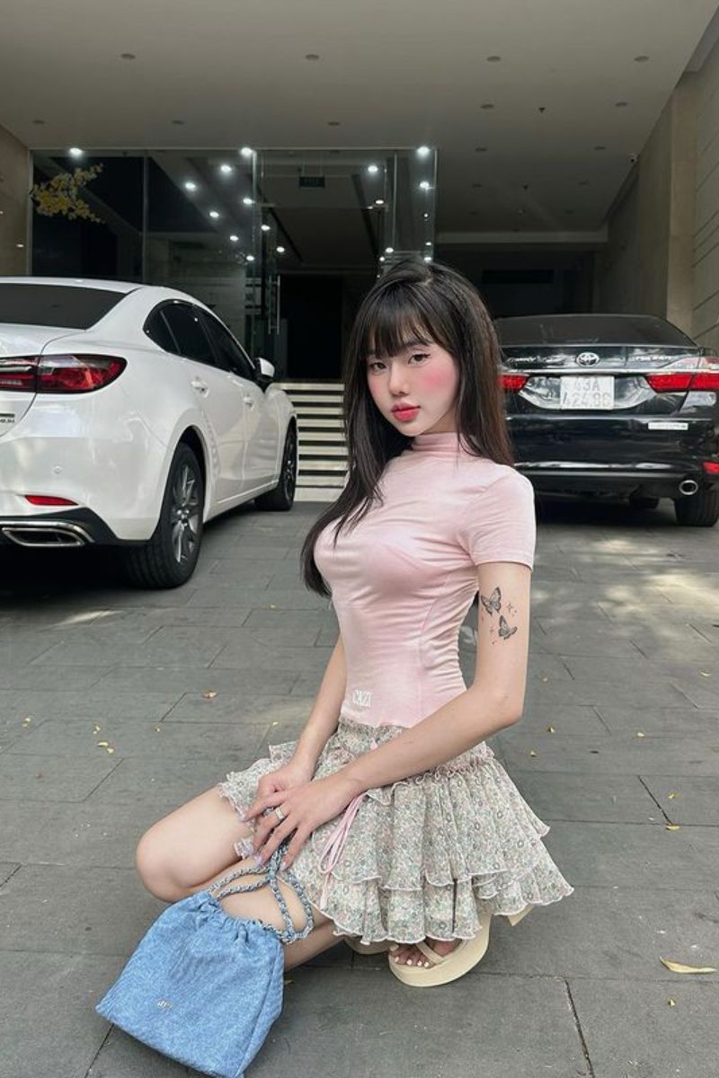 Ảnh tiktoker Yến Mèo sexy 8