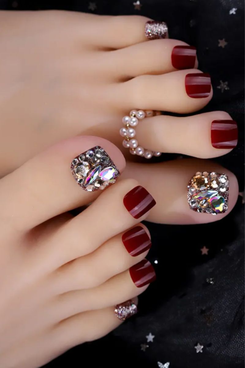 Ảnh bộ nail chân đẹp 4