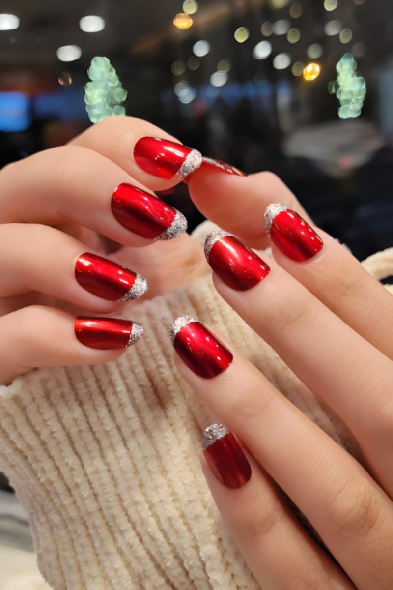 Ảnh bộ nail cô dâu đơn giản 3