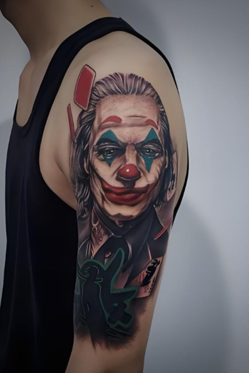 Hình xăm joker ở tay 2