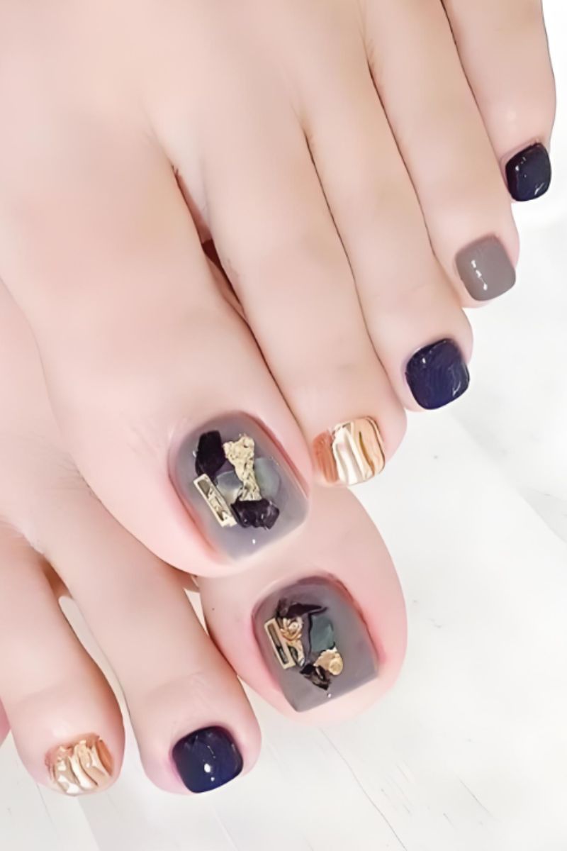 Ảnh mẫu nail chân đẹp đơn giản 4