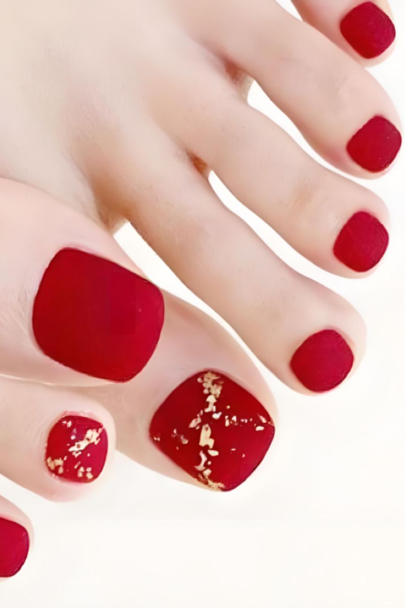 Ảnh mẫu nail chân đẹp đơn giản 9