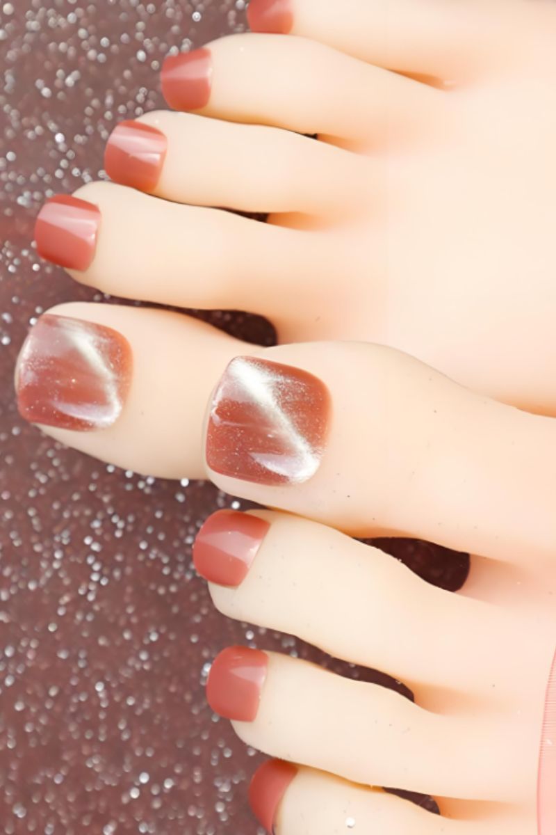 Ảnh nail chân màu thạch 12