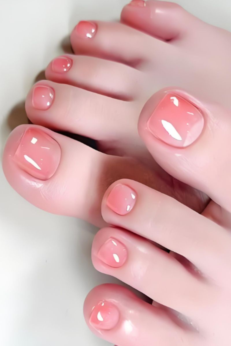 Ảnh nail chân màu thạch 18