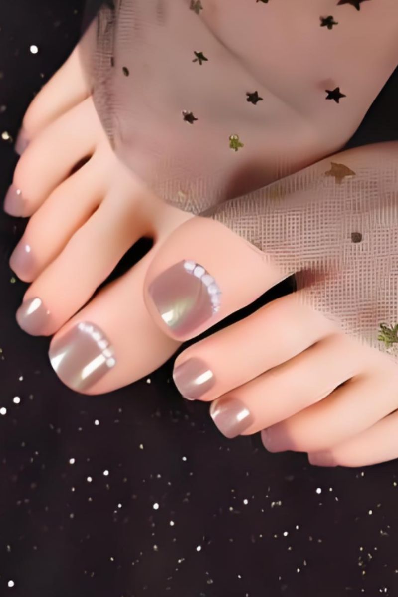 Ảnh nail chân màu thạch 3