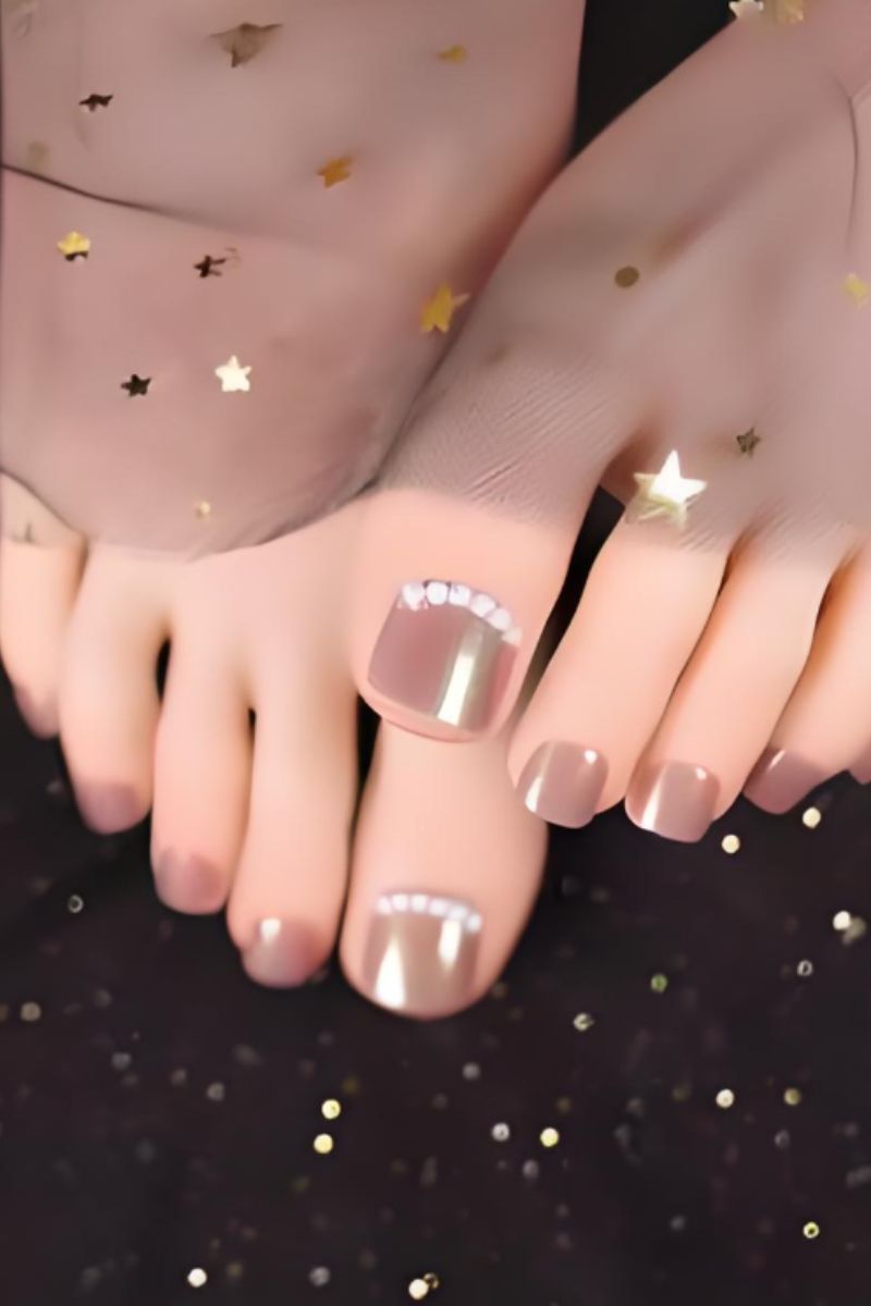 Ảnh nail chân màu thạch 7