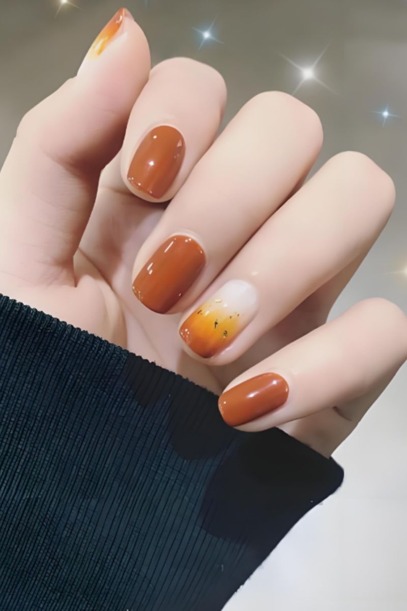 Ảnh màu nail cho da vàng 12