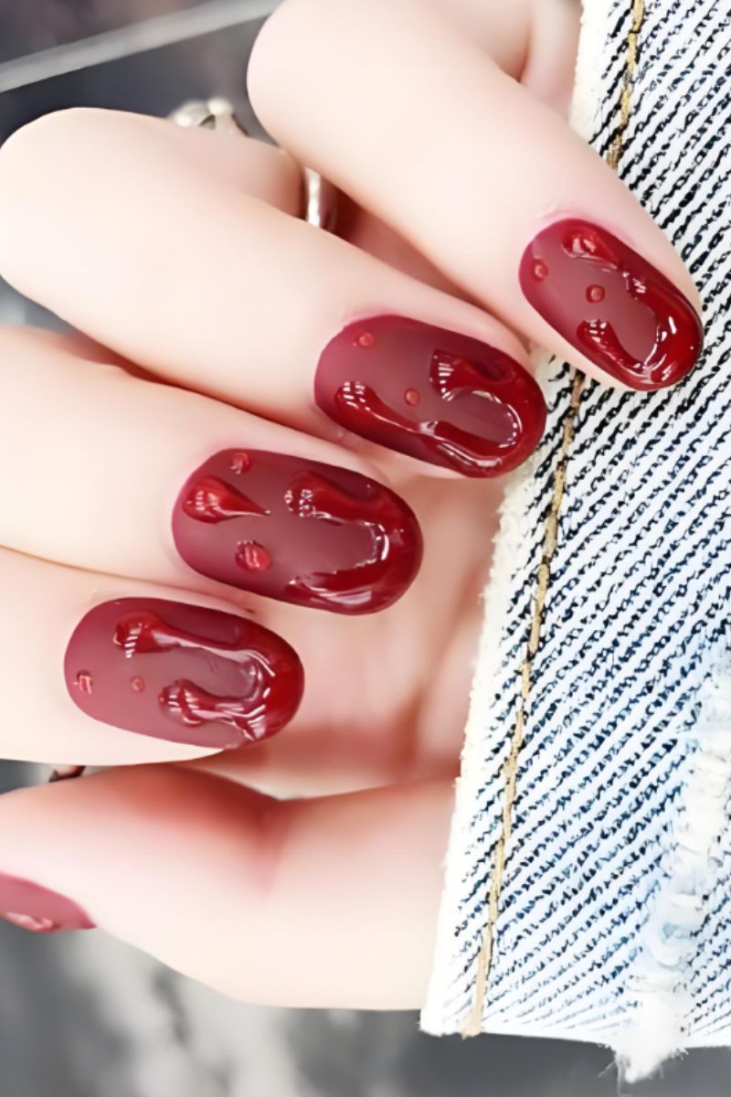 Ảnh màu nail cho da vàng 4