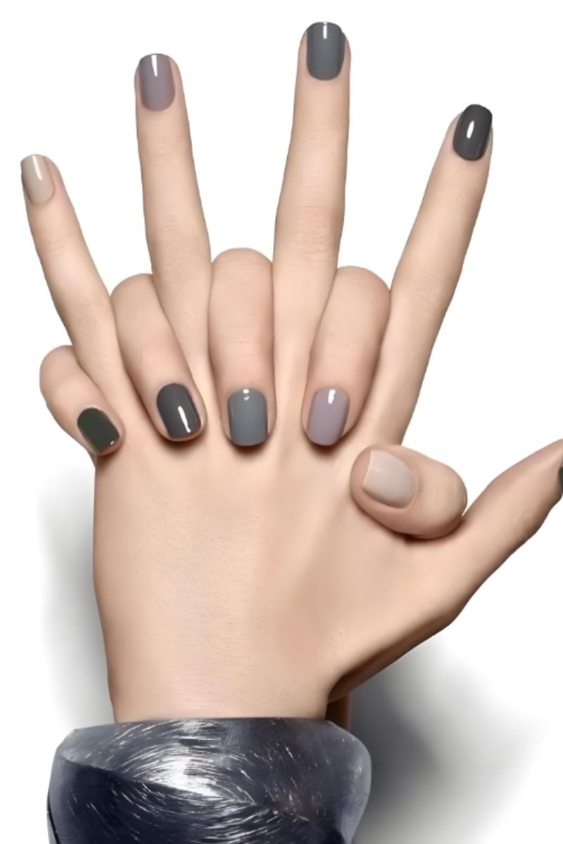 Ảnh màu nail đẹp tôn da ngăm 4