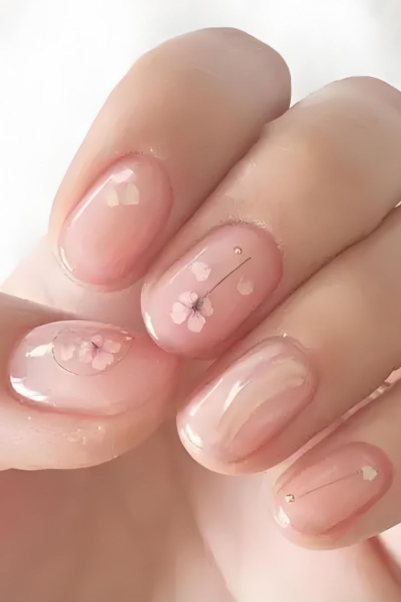 Ảnh mẫu nail hàn quốc 2024 6