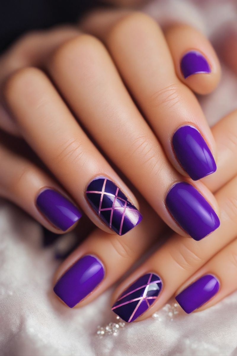 Ảnh màu nail hợp da ngăm 7