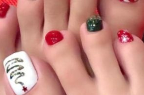 Top 100+ Ảnh nail chân noel ấn tượng cho mùa giáng sinh năm nay