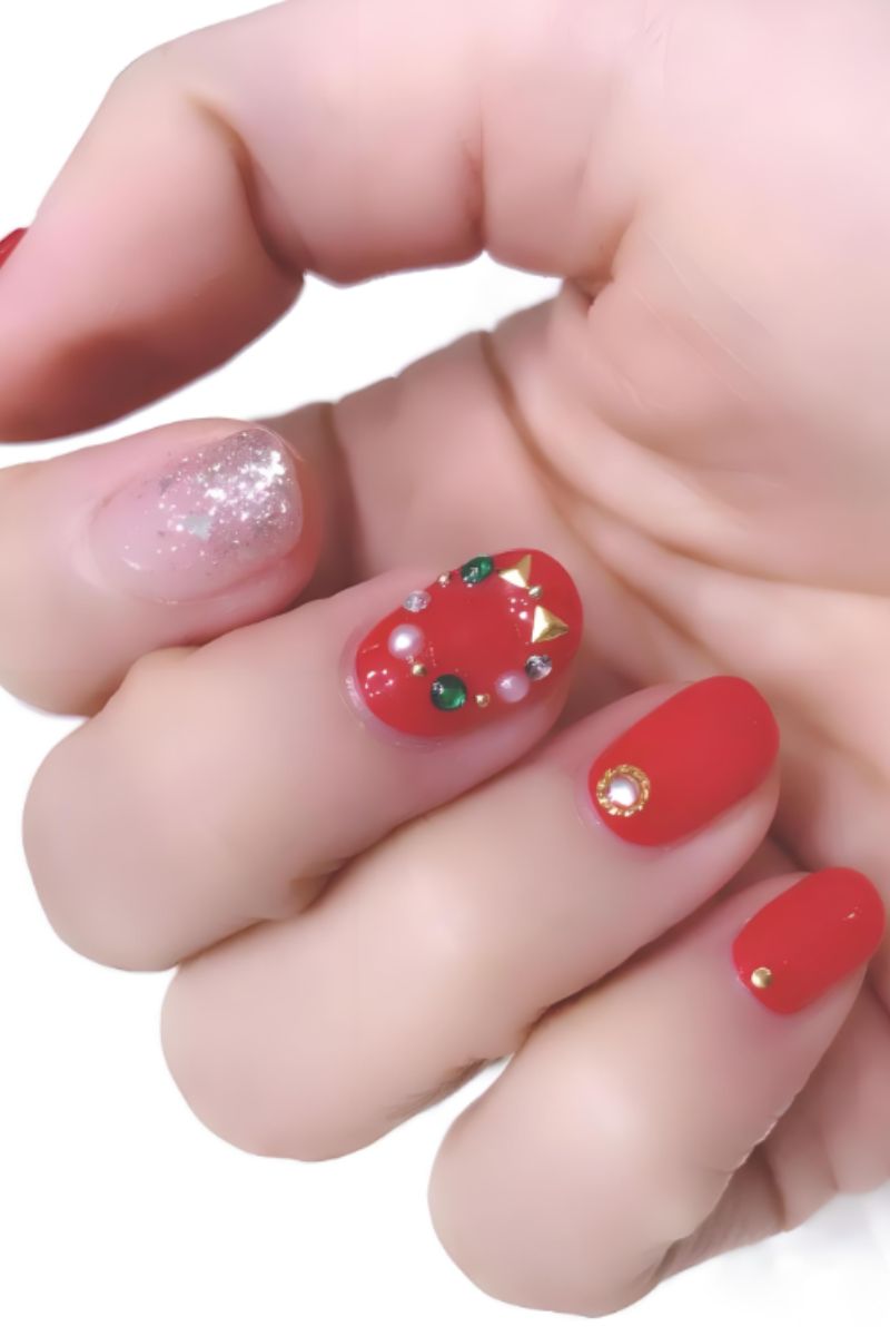 Ảnh mẫu nail noel đơn giản 29