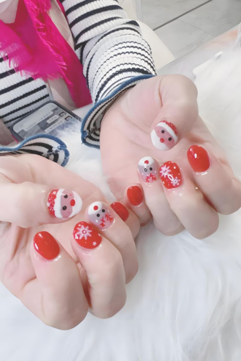 Ảnh mẫu nail noel đơn giản 5