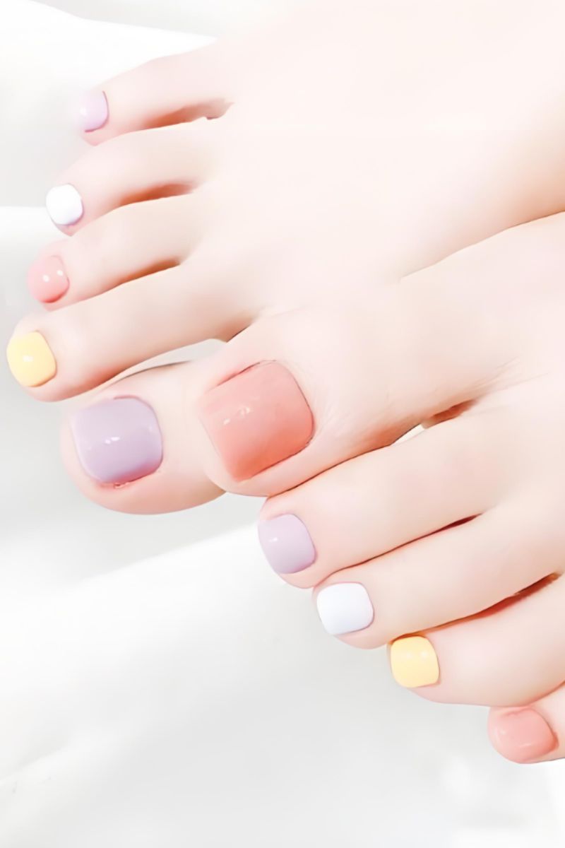 Ảnh nail chân cute nhất 6