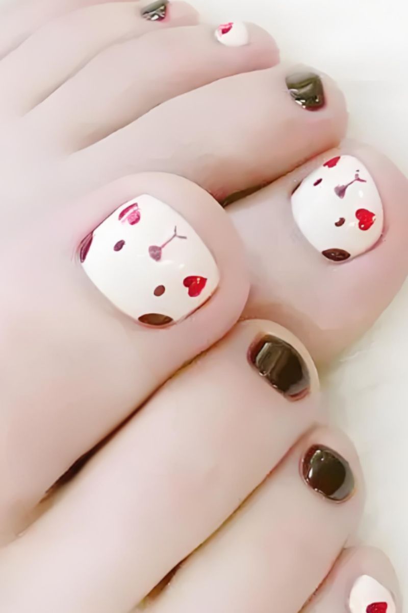 Ảnh nail chân cute nhất 9