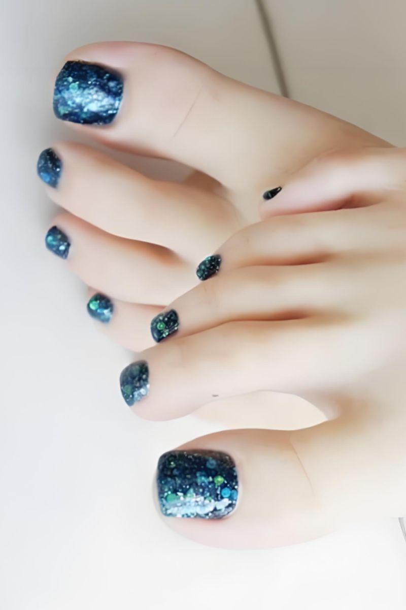 Ảnh nail chân đi biển 23