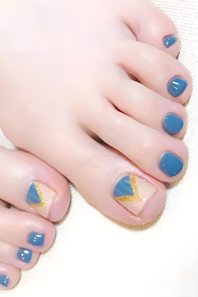 Ảnh nail chân mùa hè 12