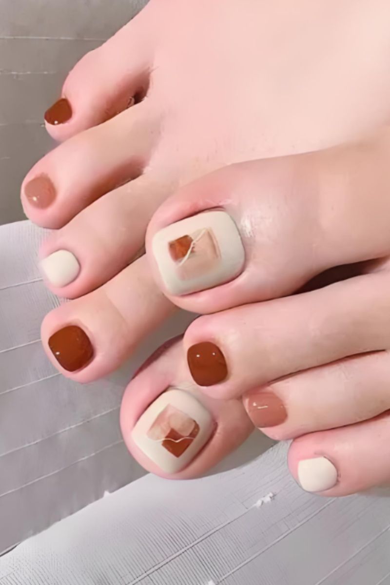 Ảnh nail chân mùa hè 24