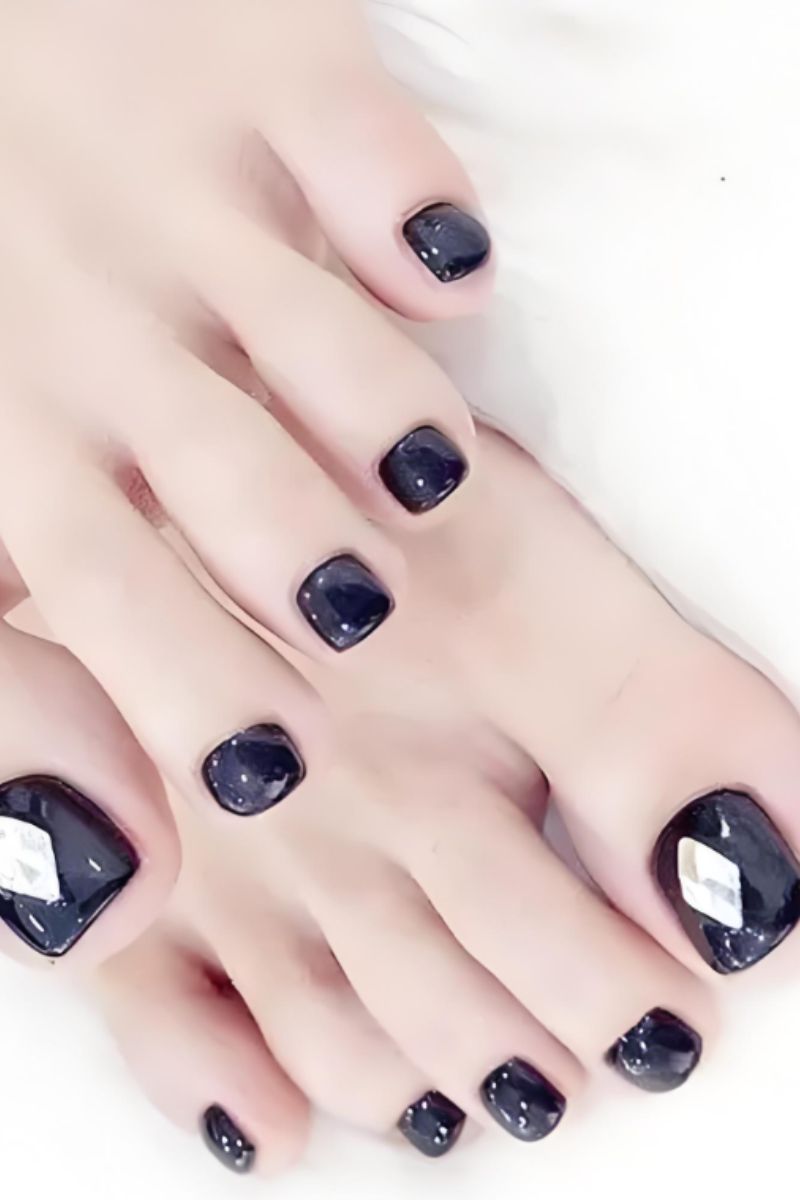 Ảnh nail chân vẽ đơn giản 7