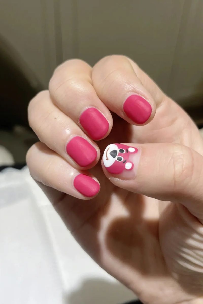 Ảnh nail Gấu Dâu 19