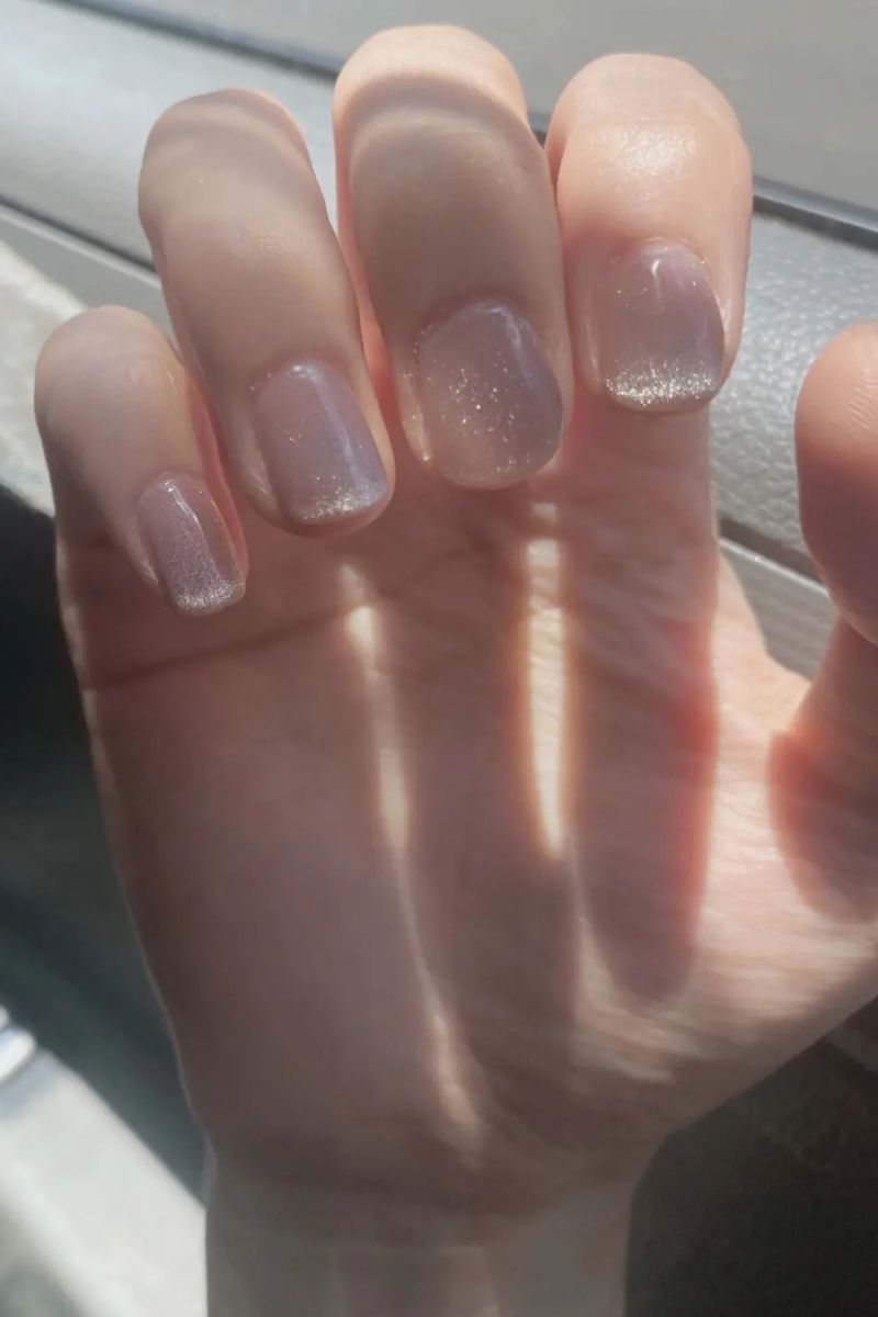 Ảnh nail mắt mèo kim cương 7