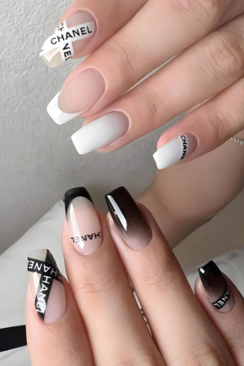 Ảnh nail tay chanel 3