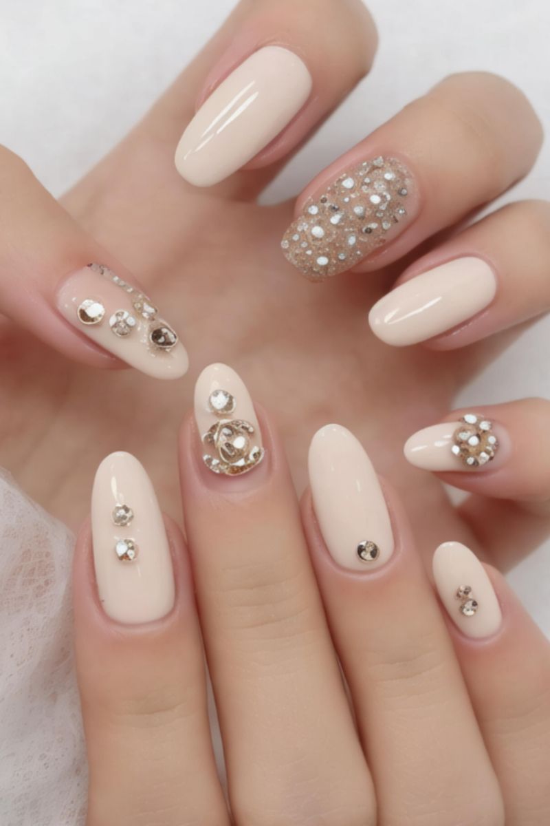 Ảnh nail tay chanel 31