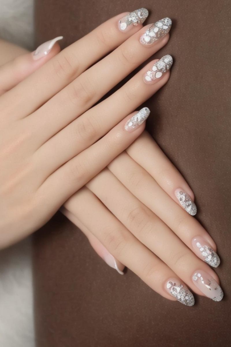 Ảnh nail tay cô dâu 1