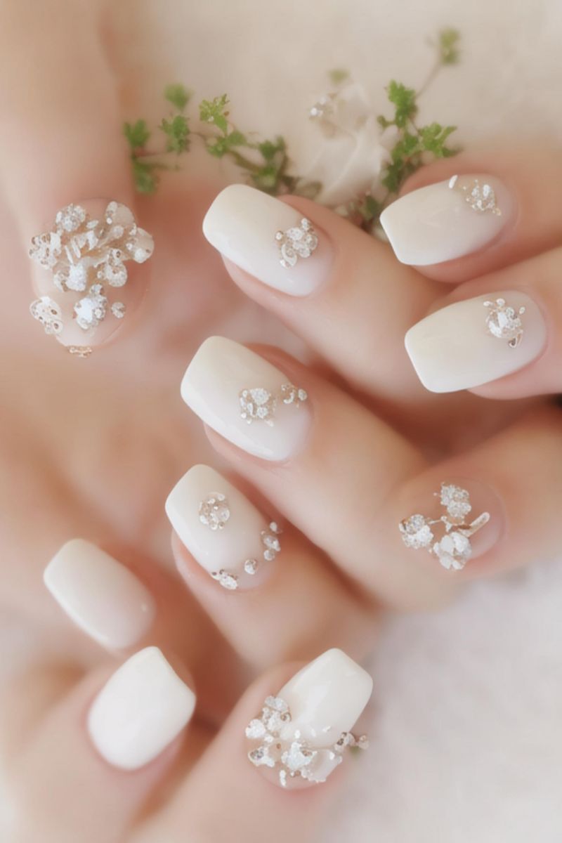 Ảnh nail tay cô dâu 10